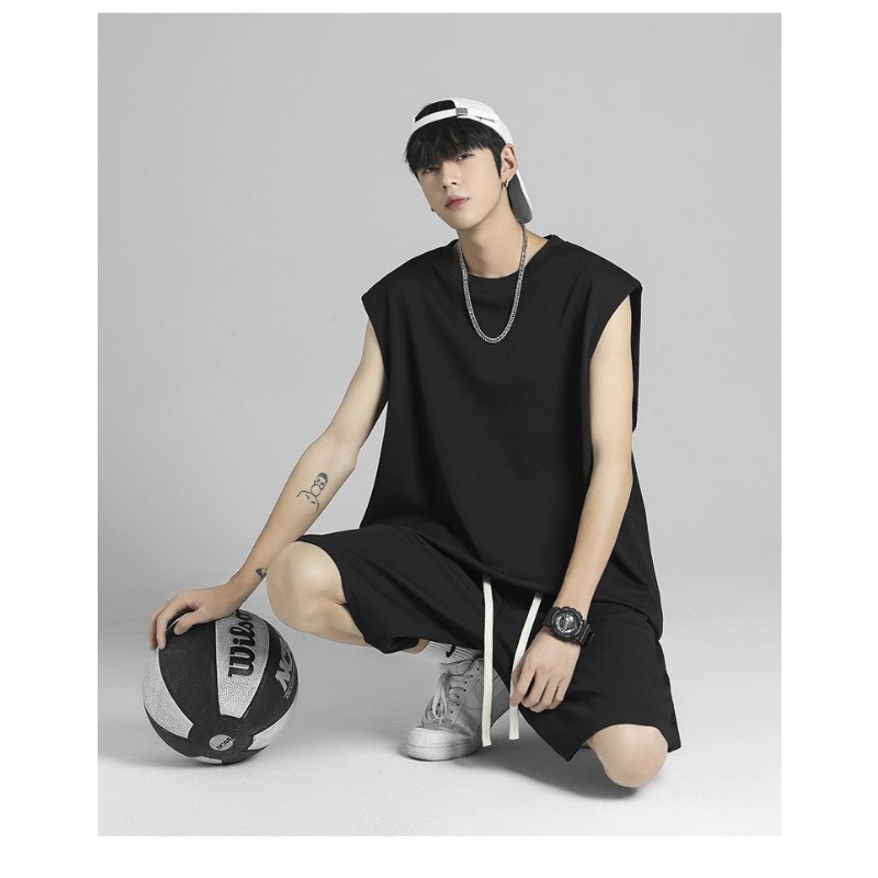 Outdoor Sportswear - Celana Pendek Rompi Tanpa Lengan Cepat