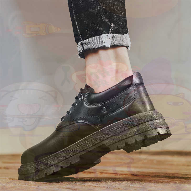 Outdoor Sport Uk - Sepatu Pria Tenis Pelatih Fashion Kulit