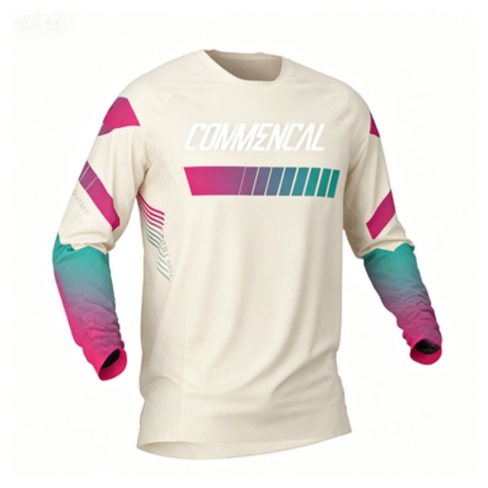 Outdoor Sportswear - Kaos Lengan Panjang Sporty dengan Cetakan