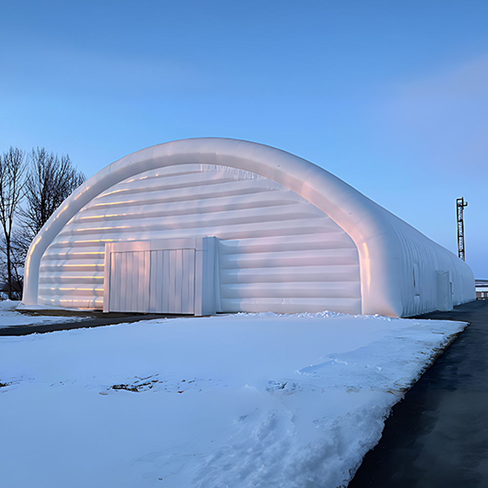 Outdoor Sports Hall - Tenda Terowongan Bangunan Tiup PVC Tahan