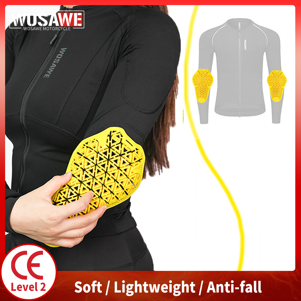 Mtb Elbow Pad - WOSAWE Bantalan Siku Sepeda Motor Bernapas
