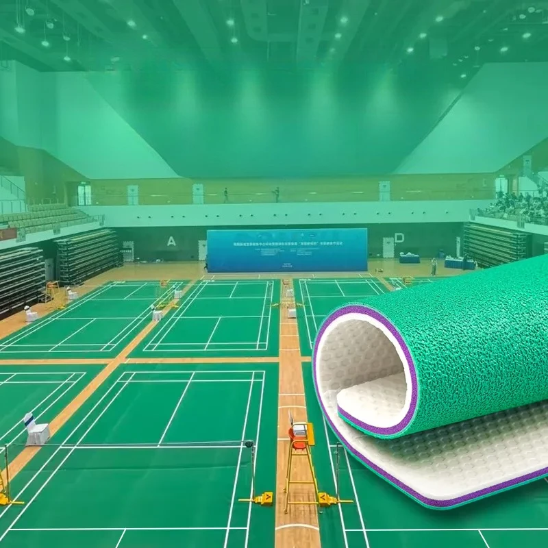 Lantai plastik bulu tangkis in - Outdoor Sports Hall ulasan dan harga