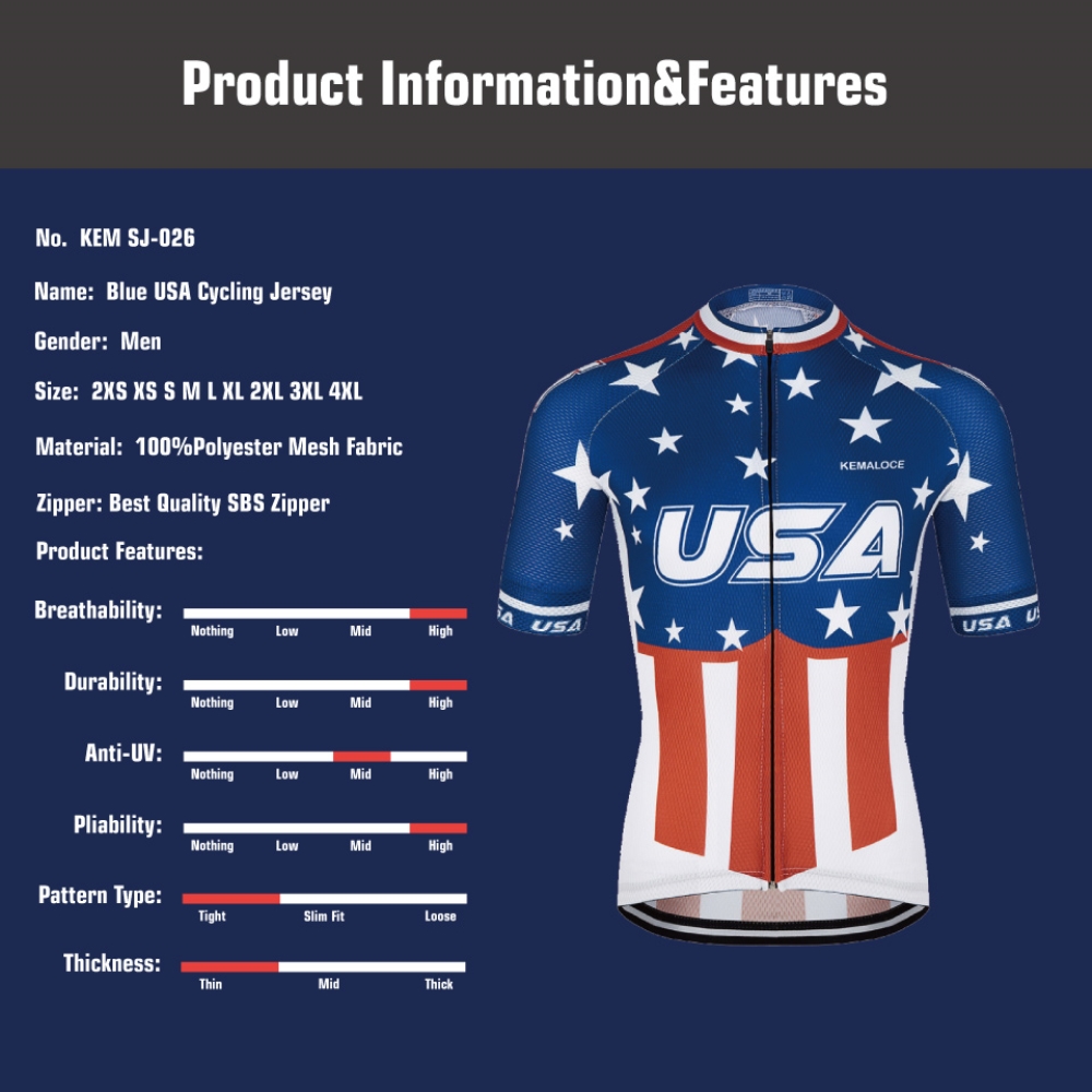 Kaus Sepeda KEMALOCE Pakaian S - Outdoor Sport Usa ulasan dan harga