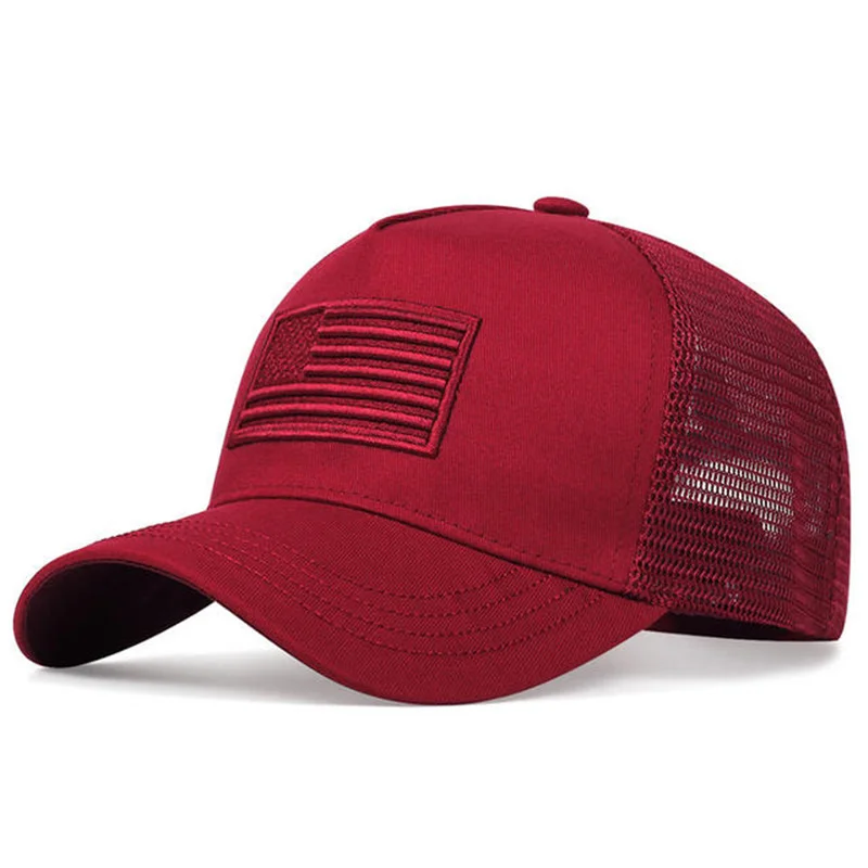 Topi Bisbol Jaring Bendera AS  - Outdoor Sport Usa ulasan dan harga