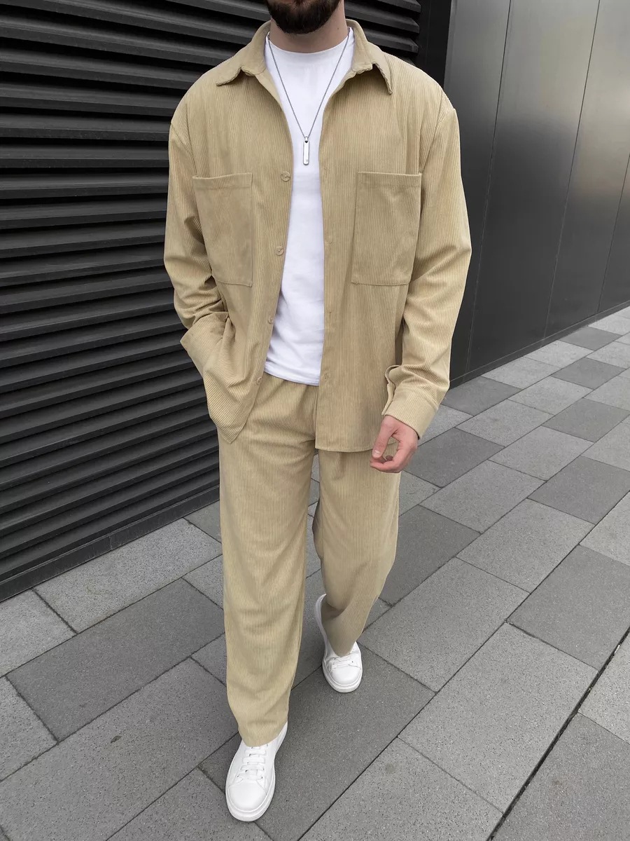 Setelan corduroy pria dua poto - Outdoor Sportswear ulasan dan harga