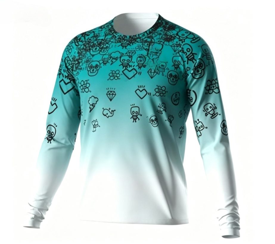 Pakaian olahraga lengan panjan - Outdoor Sportswear ulasan dan harga